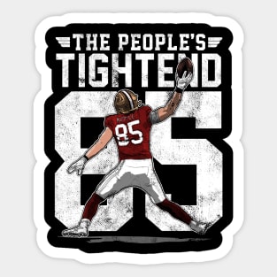 tight end (heavy grunge) Sticker